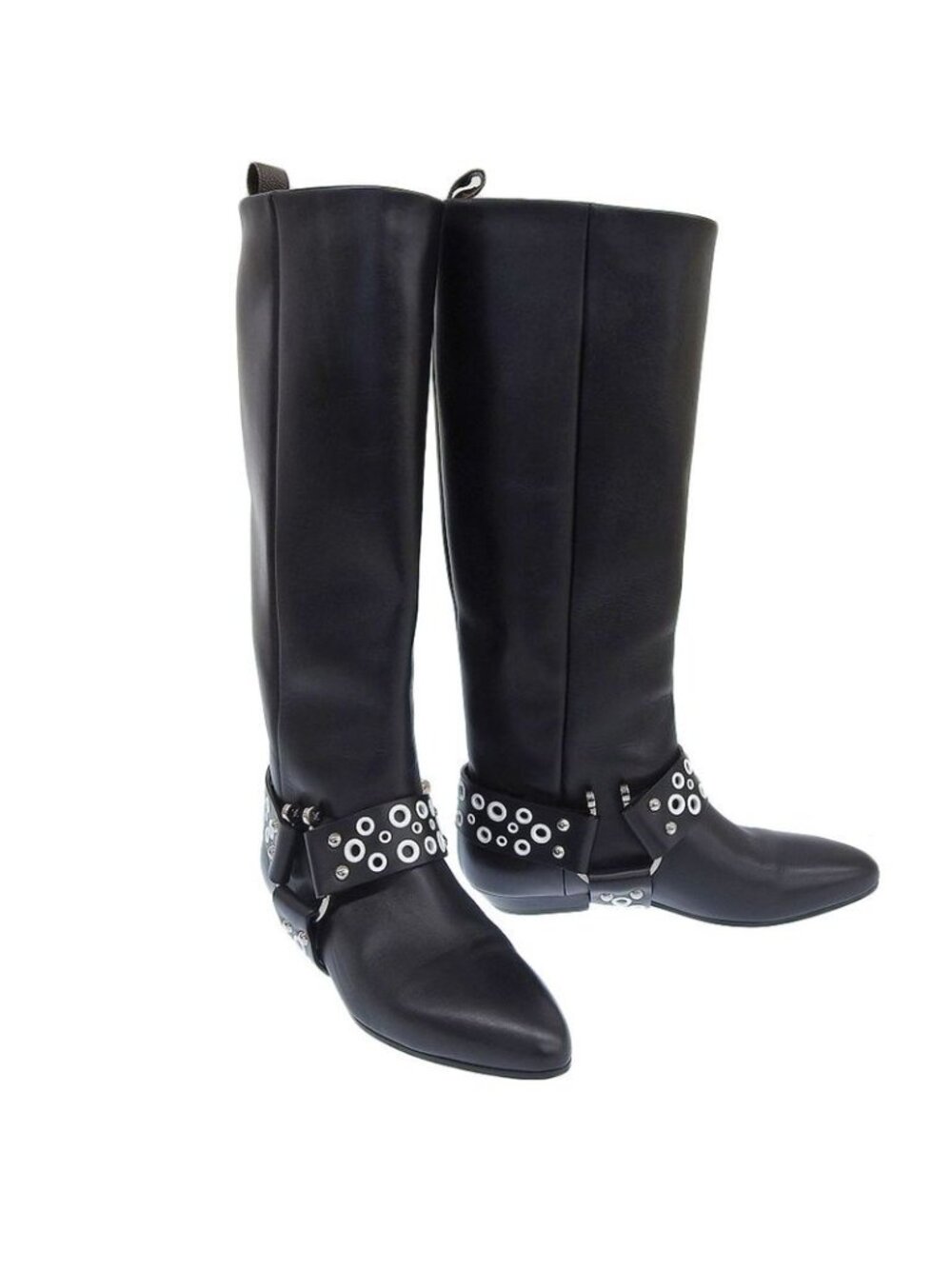 Louis Vuitton 2019 Item Rhapsody Line Pointed Toe Low Heel Leather Long Boots - Picture 2 of 8